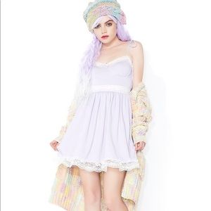 Sugar Thrillz Cutie Chaser Lacy Dress Pastel